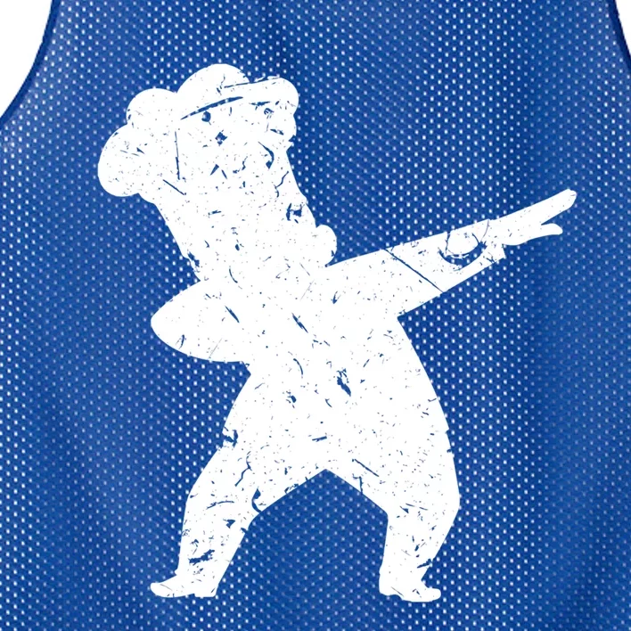 Funny Dabbing Chef Dab Chef Dad Gift Culinary Gift Mesh Reversible Basketball Jersey Tank