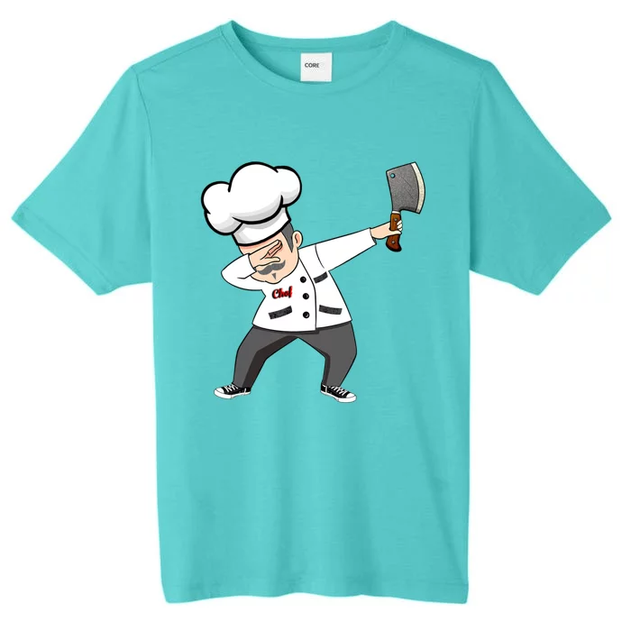 Funny Dabbing Chef Tee Dab Chef Gift Culinary Christmas Gift ChromaSoft Performance T-Shirt