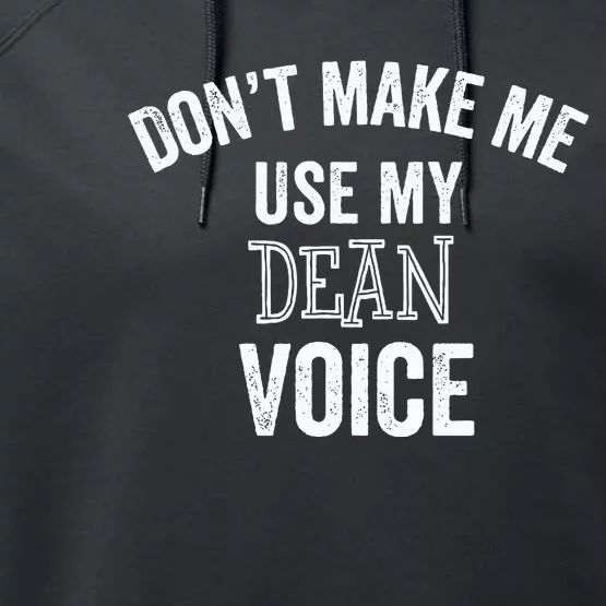 Funny Dean College University Department Promotion Gift Performance Fleece Hoodie