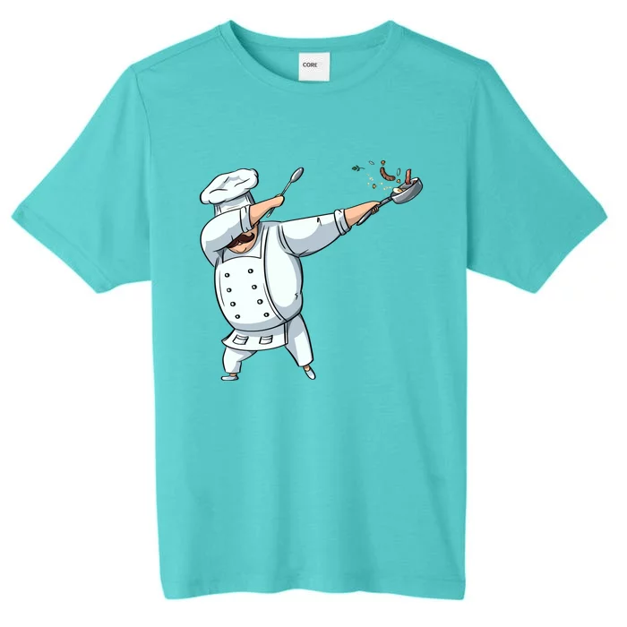 Funny Dabbing Chef Restaurant Kitchen Cook Chef Gift ChromaSoft Performance T-Shirt