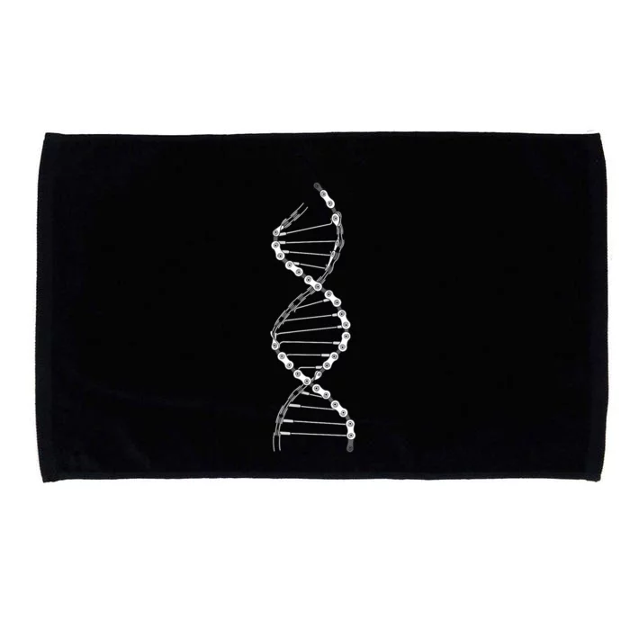 Funny DNA Cycling Bicycle Chain Mountain Bike Lovers Outfit Microfiber Hand Towel