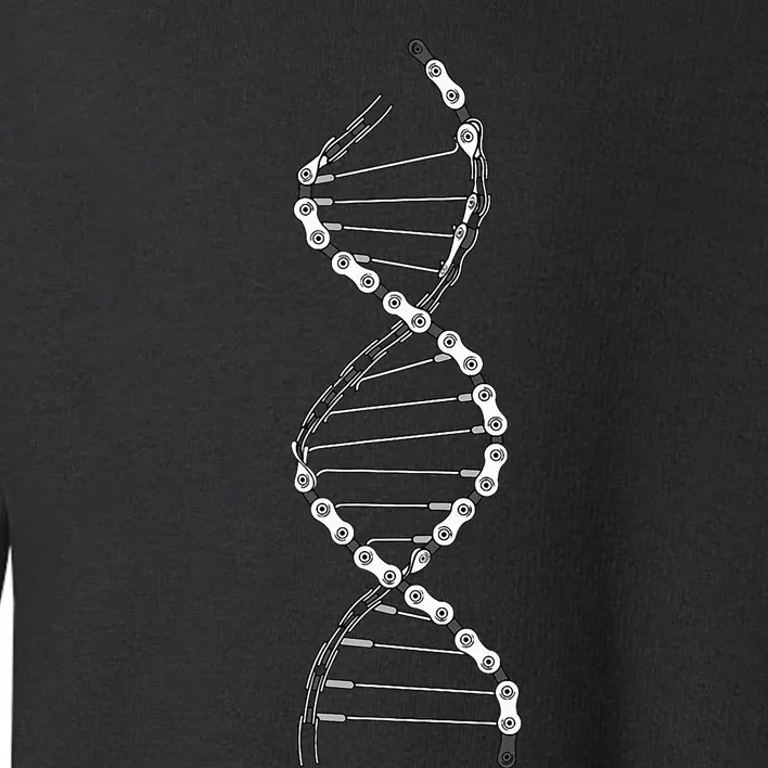 Funny DNA Cycling Bicycle Chain Mountain Bike Lovers Outfit Toddler Sweatshirt