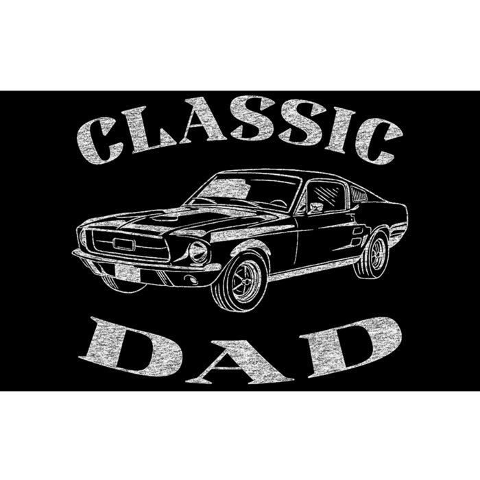 Funny Dad Classic Car Graphic Bumper Sticker