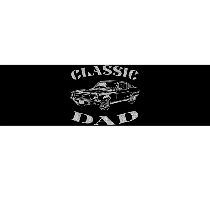 Funny Dad Classic Car Graphic Bumper Sticker