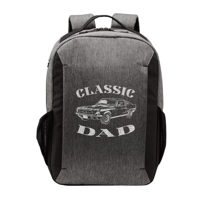 Funny Dad Classic Car Graphic Vector Backpack