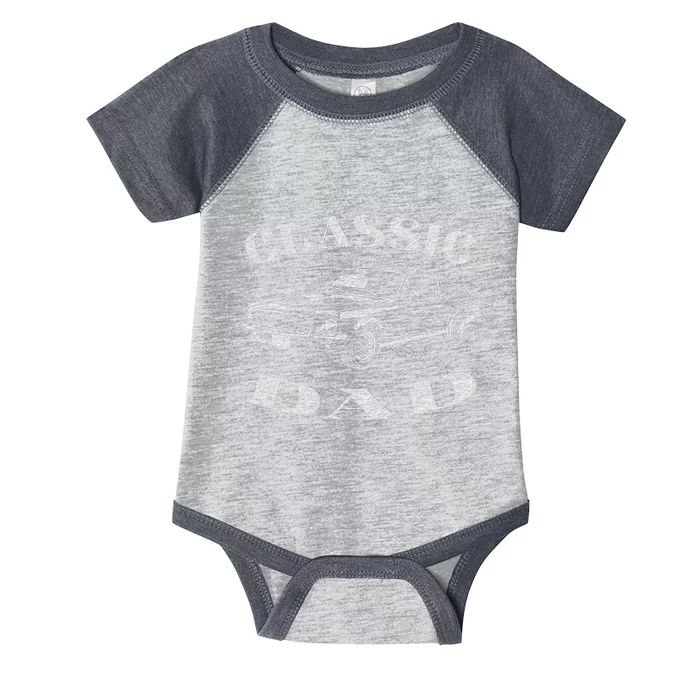 Funny Dad Classic Car Graphic Infant Baby Jersey Bodysuit