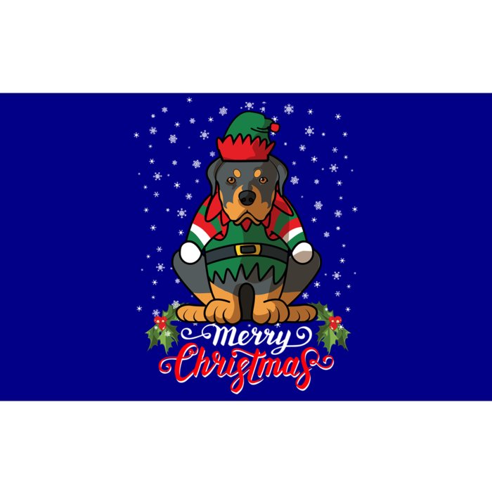 Funny Dog Costume Rottweiler Christmas Gift Bumper Sticker