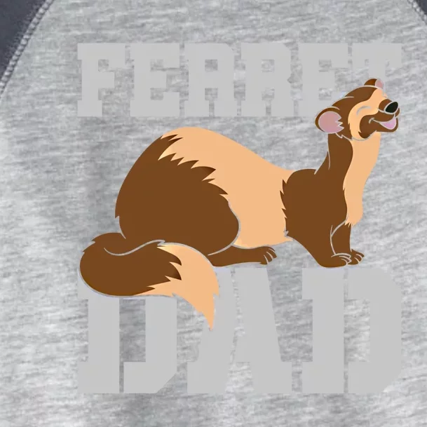 Ferret Dad Cute Pet Animal Lover Daddy Ferret Gift Toddler Fine Jersey T-Shirt