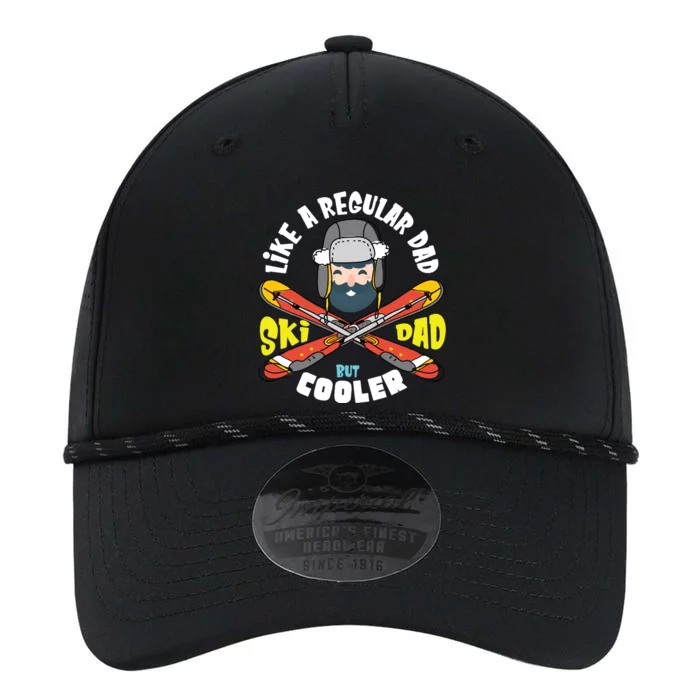 Fathers Day Cool Funny Daddy Gift Ski Dad Skiing Sport Cute Gift Performance The Dyno Cap