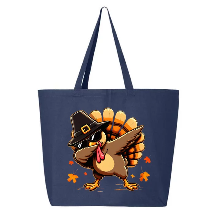 Funny Dab Dabbing Turkey Thanksgiving Day Pilgrim 25L Jumbo Tote