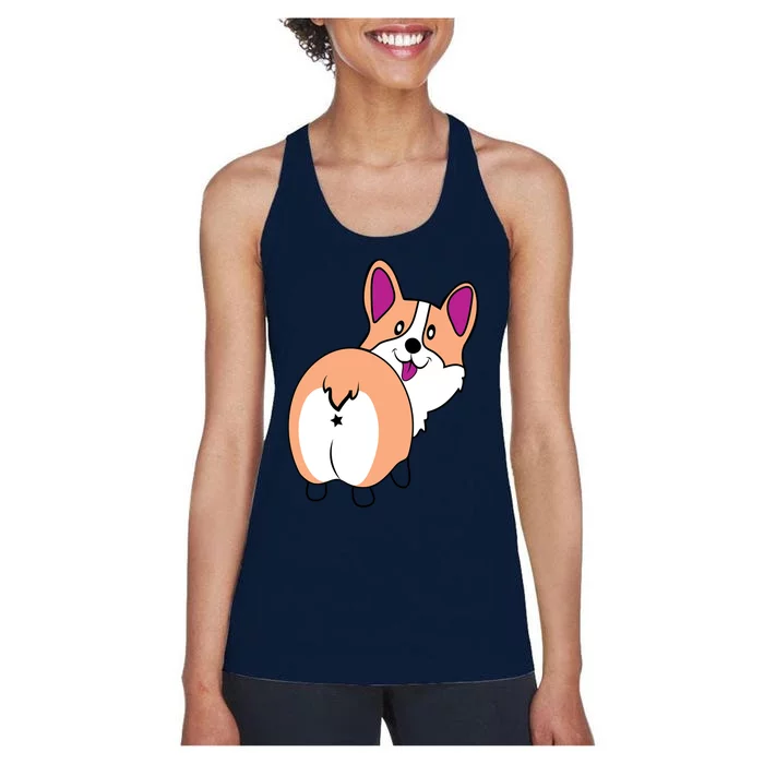 Funny Dog Design Women's Racerback Tank