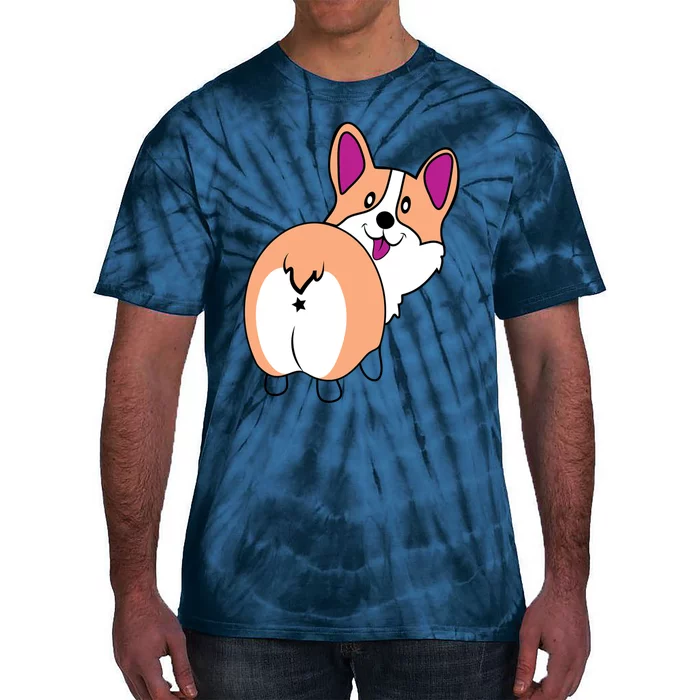 Funny Dog Design Tie-Dye T-Shirt