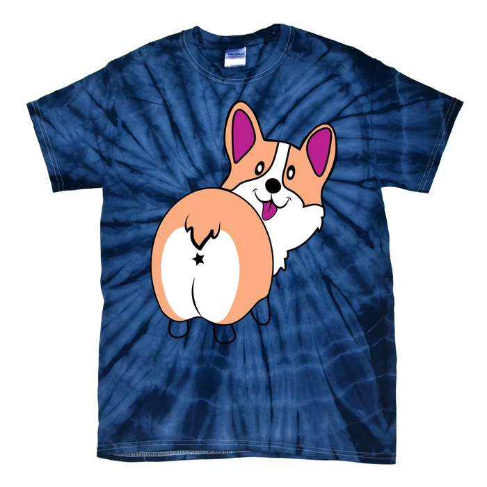 Funny Dog Design Tie-Dye T-Shirt