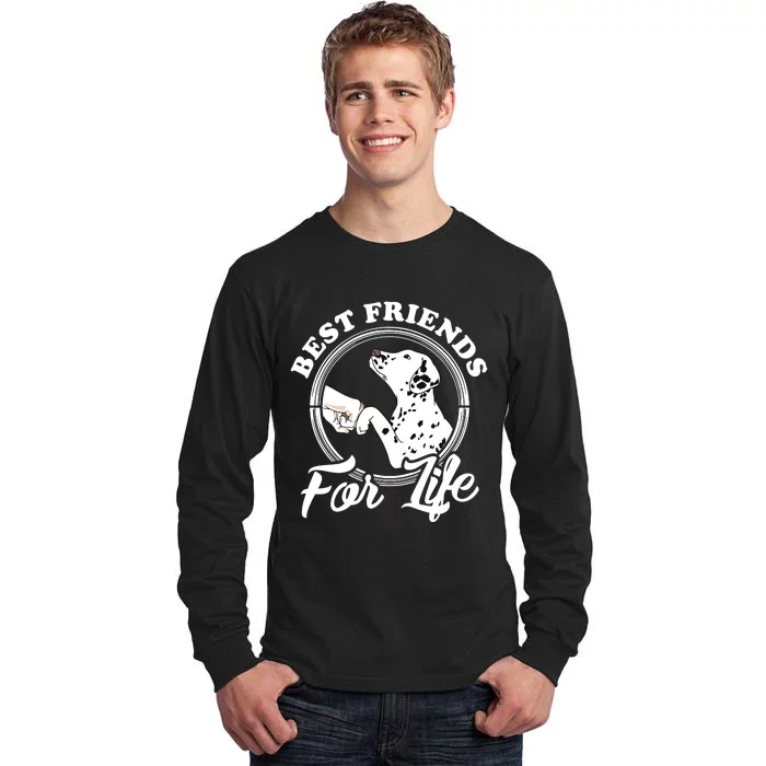 Funny Dalmatian Design Best Friends Dalmation Lovers Tall Long Sleeve T-Shirt