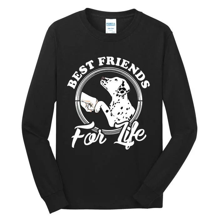 Funny Dalmatian Design Best Friends Dalmation Lovers Tall Long Sleeve T-Shirt