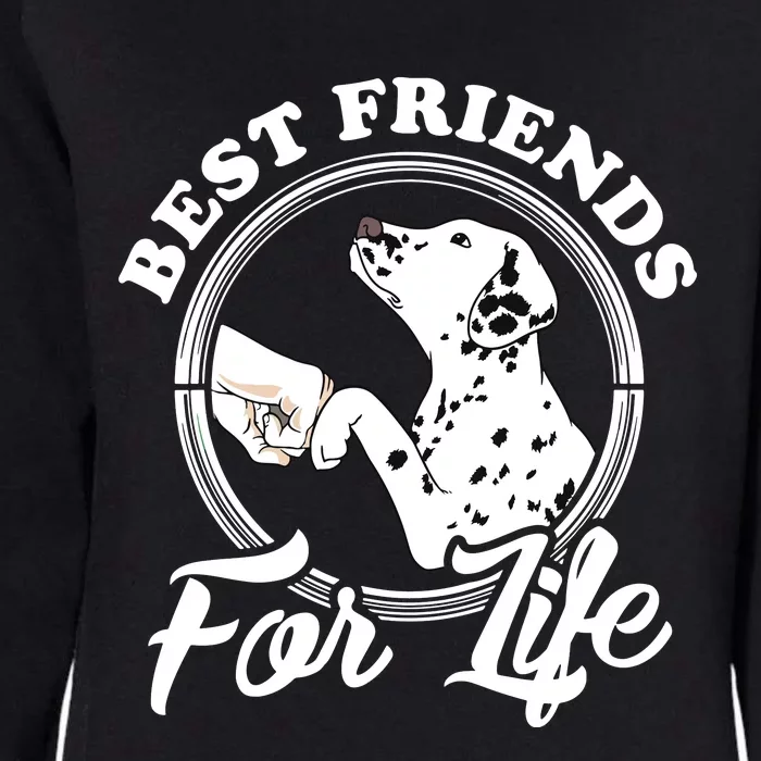 Funny Dalmatian Design Best Friends Dalmation Lovers Womens California Wash Sweatshirt