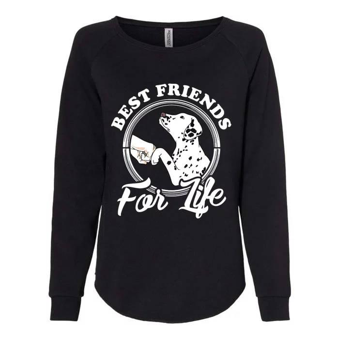 Funny Dalmatian Design Best Friends Dalmation Lovers Womens California Wash Sweatshirt