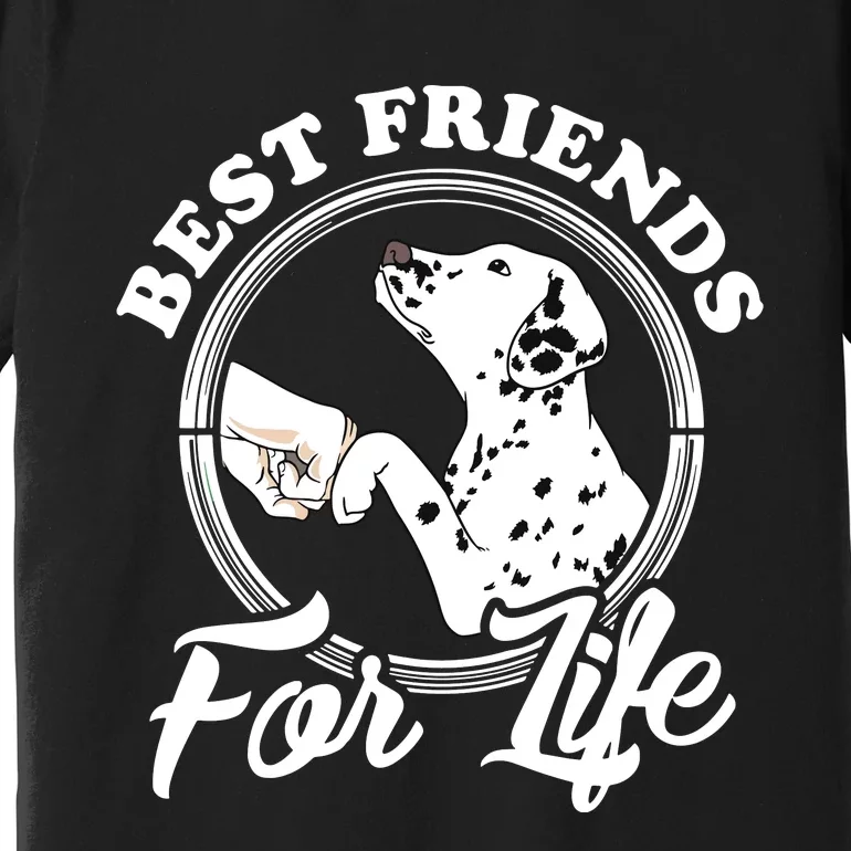 Funny Dalmatian Design Best Friends Dalmation Lovers Premium T-Shirt