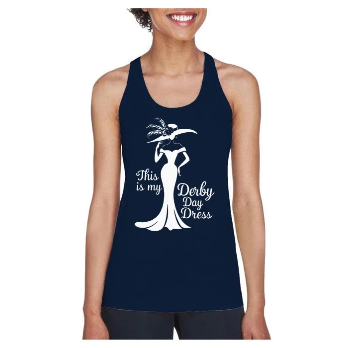 Funny Derby Day This Is My Derby Day Dress Design For Women Women's Racerback Tank