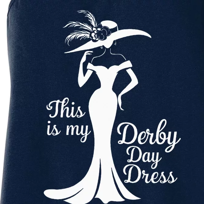 Funny Derby Day This Is My Derby Day Dress Design For Women Women's Racerback Tank