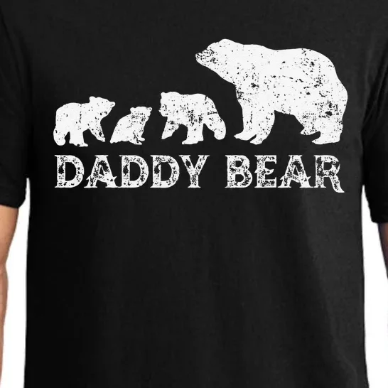 Fathers Day Daddy Bear With 3 Three Cubs Dad Father Papa Pajama Set