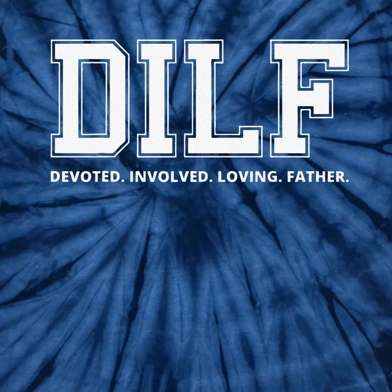 Fathers Day Devoted Loving Father Dad Tie-Dye T-Shirt