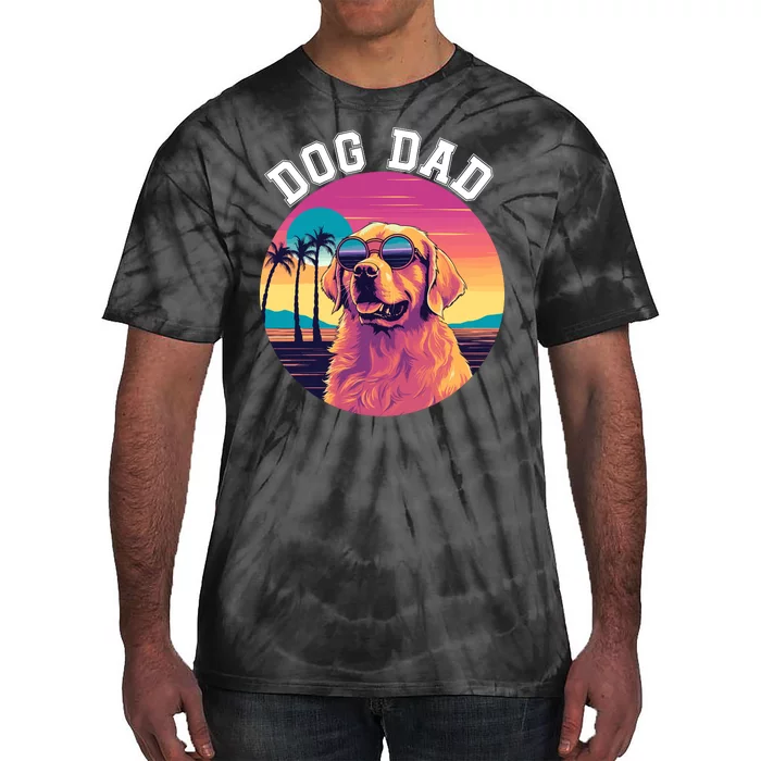 Funny Dog Dad Cute Dog Lovers Cool Dog Best Dog Dad Ever Tie-Dye T-Shirt