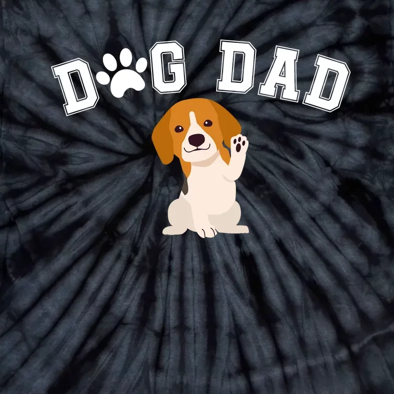 Funny Dog Dad Cute Dog Lovers Cool Dog Best Dog Dad Ever Dog Lover Tie-Dye T-Shirt