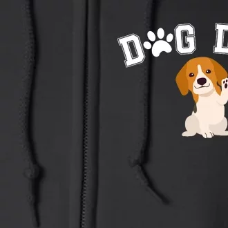 Funny Dog Dad Cute Dog Lovers Cool Dog Best Dog Dad Ever Dog Lover Full Zip Hoodie