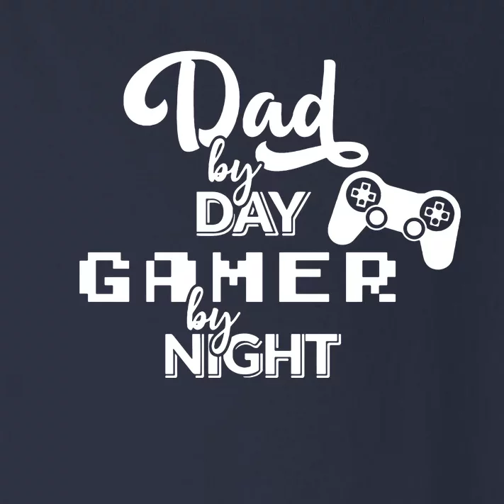 Fathers Day Dad By Day Gamer By Night Toddler Long Sleeve Shirt