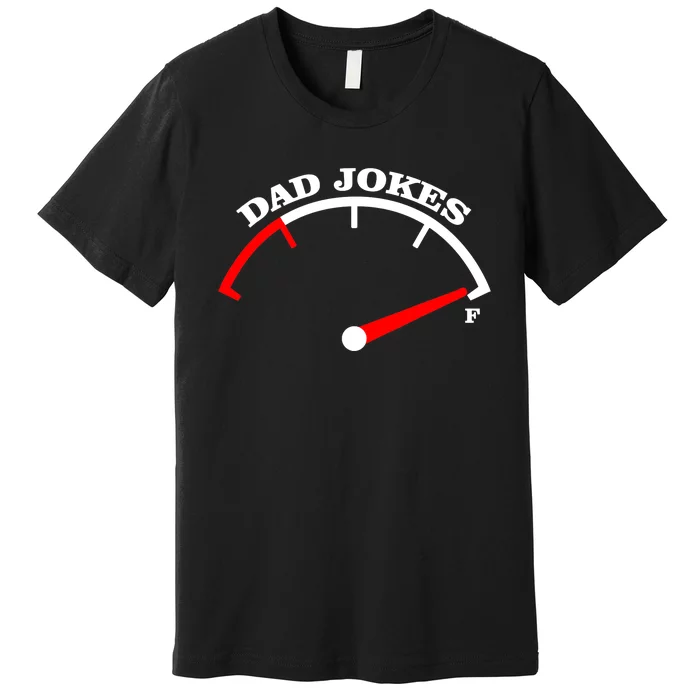 Fathers Day | Dad Jokes Fuel Car Pun Loading Father Premium T-Shirt