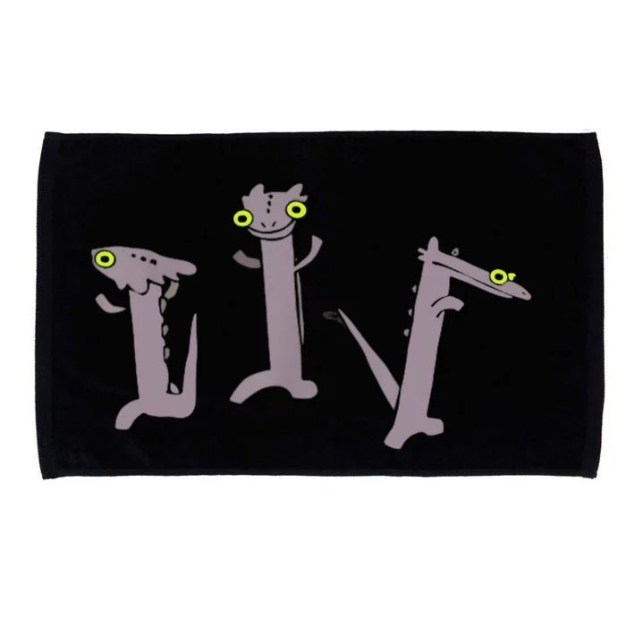 Funny Dancing Dragon Meme Microfiber Hand Towel