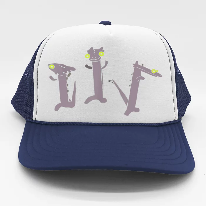 Funny Dancing Dragon Meme Trucker Hat