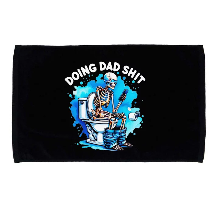 Funny Doing Dad Best Dad Ever Fathers Day Daddy Birthday Gift Microfiber Hand Towel