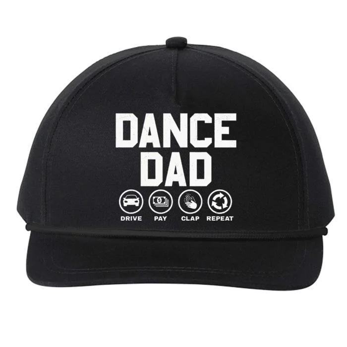 Funny Dance Dad Proud Dancer Dancing Father Snapback Five-Panel Rope Hat