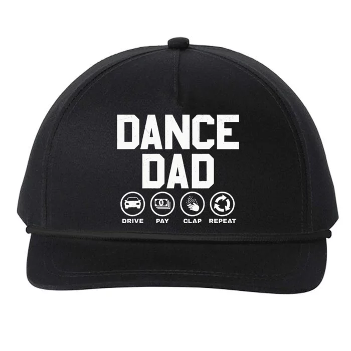 Funny Dance Dad Proud Dancer Dancing Snapback Five-Panel Rope Hat