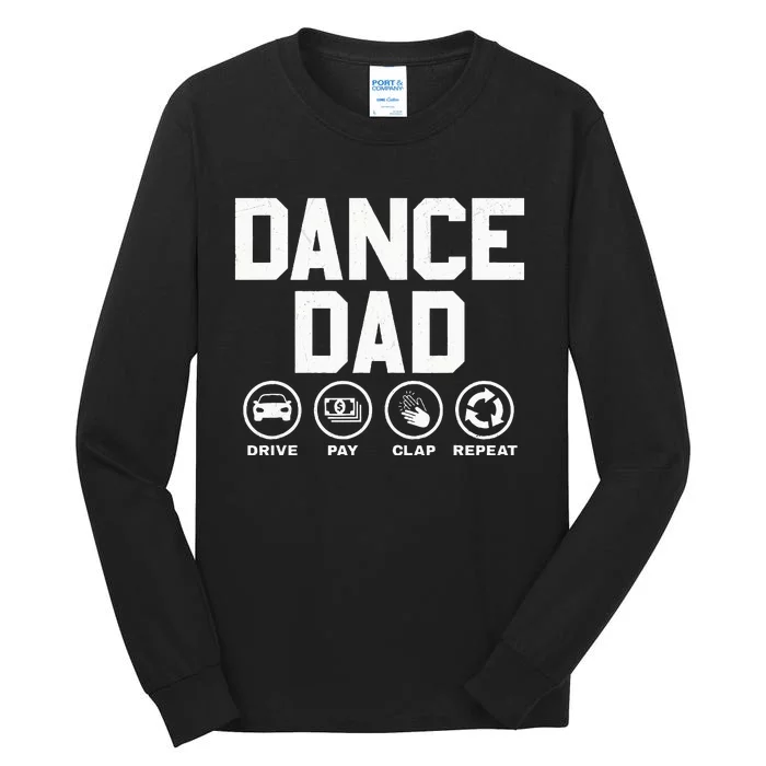 Funny Dance Dad Proud Dancer Dancing Tall Long Sleeve T-Shirt