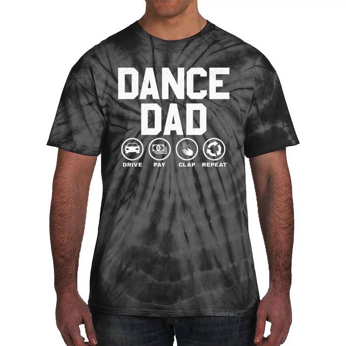 Funny Dance Dad Proud Dancer Dancing Tie-Dye T-Shirt