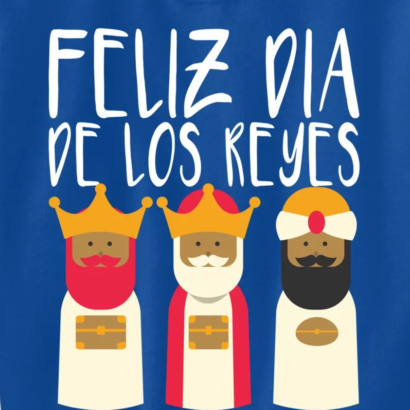 Feliz Dia De Reyes Happy Epiphany Day Three Kings Day Cute Gift Kids Sweatshirt