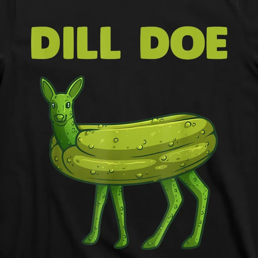 Funny Dill Doe Women Deer Green Dill Pickle Veggie Lover T-Shirt