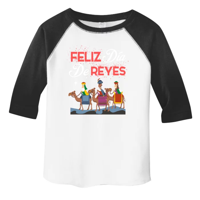 Feliz Dia De Reyes Happy Three Kings Day Epiphany Day Cute Gift Toddler Fine Jersey T-Shirt