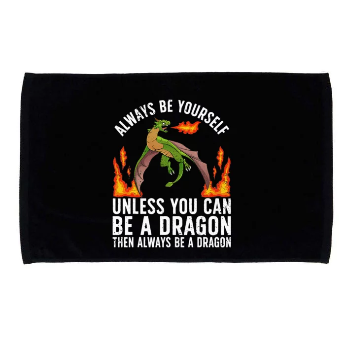 Funny Dragon Design For Fantasy Dragon Lover Microfiber Hand Towel