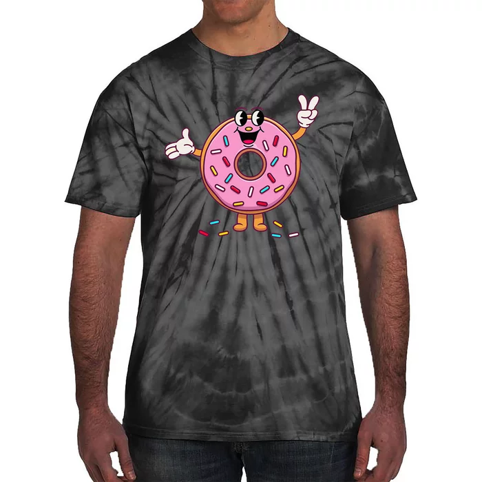 Funny Donut Donut Sprinkles Tie-Dye T-Shirt