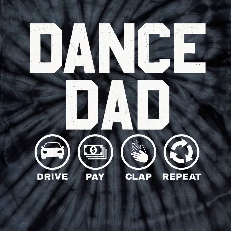 Funny Dance Dad Proud Dancer Dancing Father Tie-Dye T-Shirt