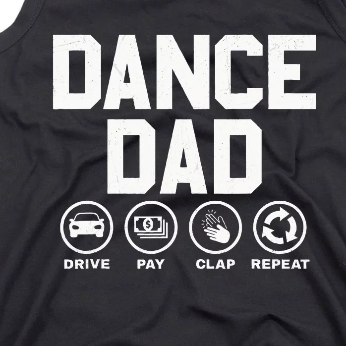 Funny Dance Dad Proud Dancer Dancing Father Tank Top