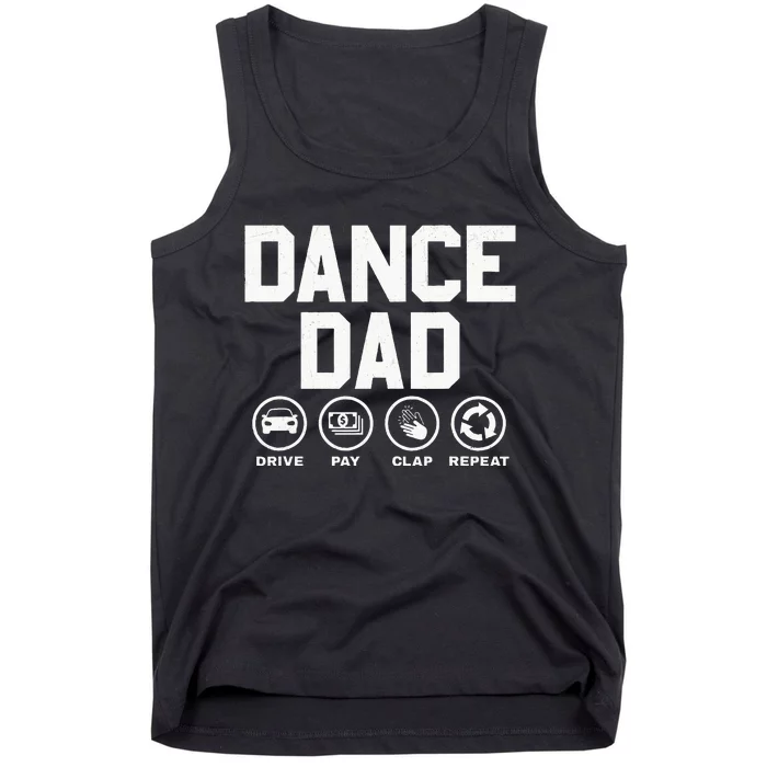 Funny Dance Dad Proud Dancer Dancing Father Tank Top