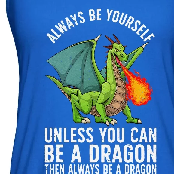 Funny Dragon Design For Fantasy Dragon Lover Ladies Essential Flowy Tank