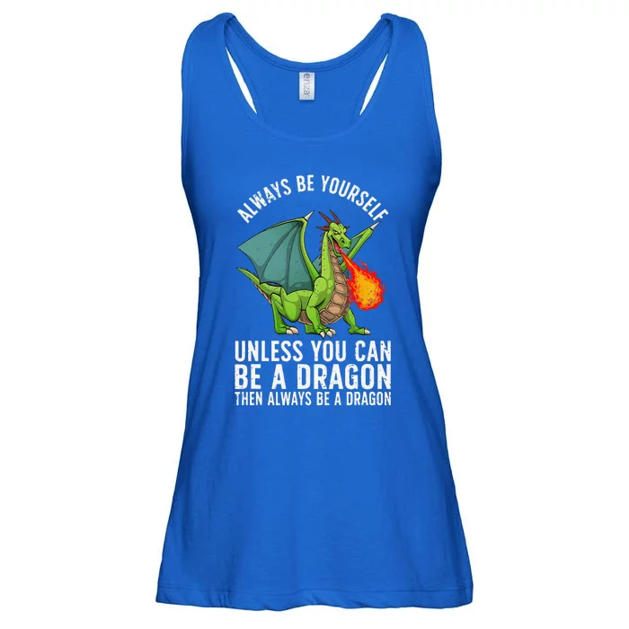 Funny Dragon Design For Fantasy Dragon Lover Ladies Essential Flowy Tank