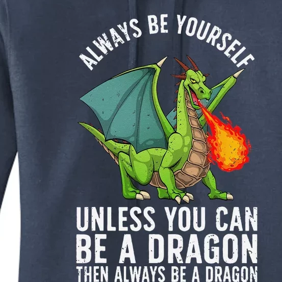 Funny Dragon Design For Fantasy Dragon Lover Women's Pullover Hoodie