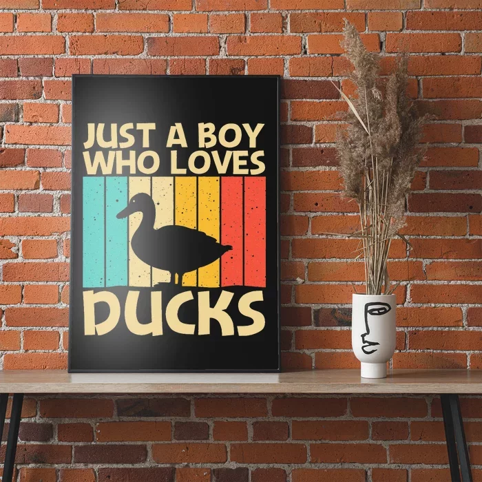 Funny Duck Design For Duck Farmer Hunting Lovers Poster